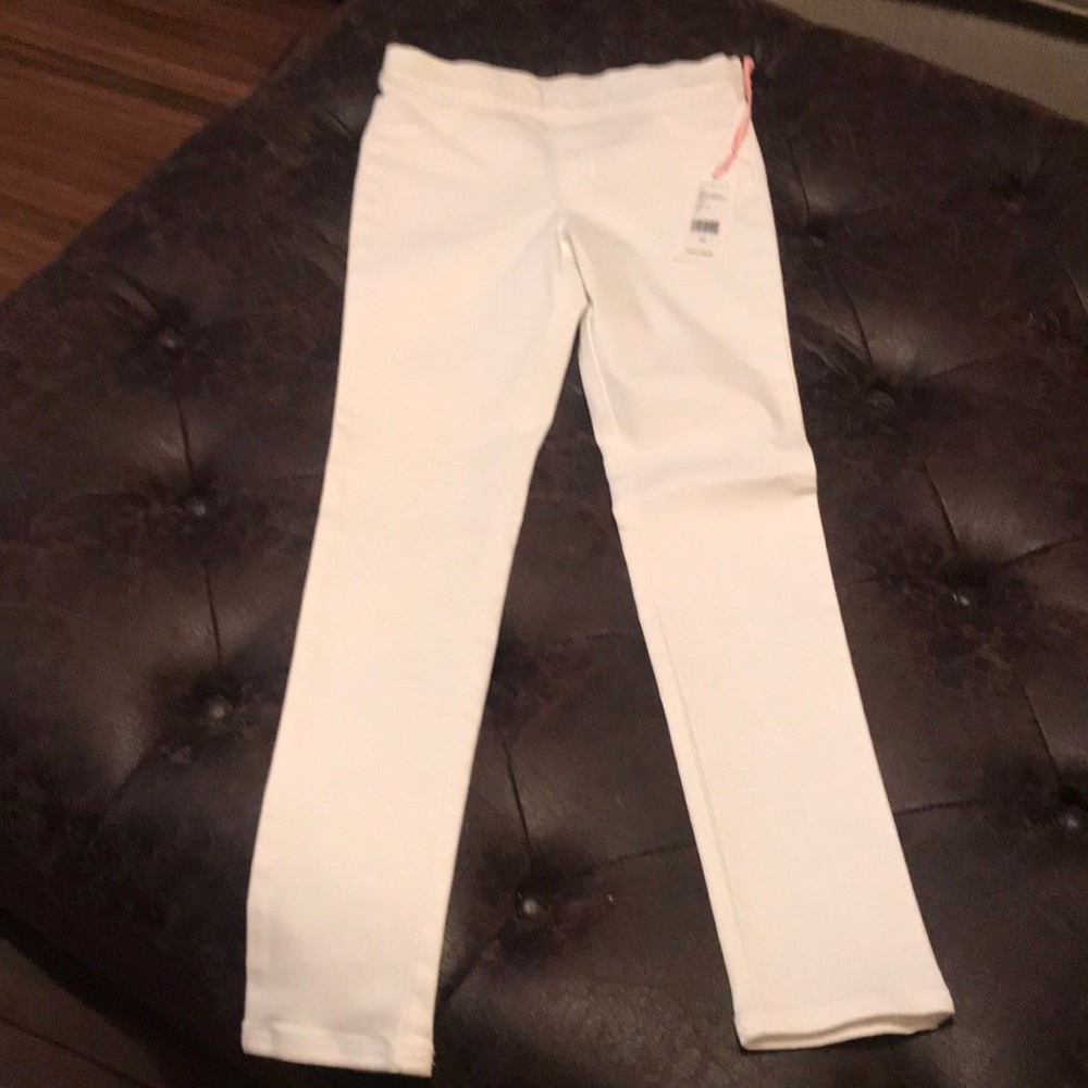 Size 12 girls Vineyard vines white skinny jeans